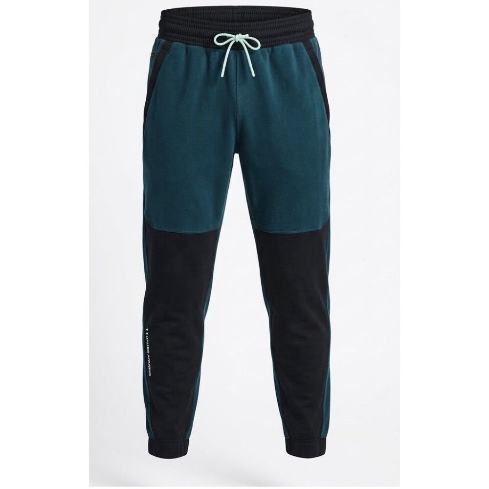 Under Armour Celliant Joggers Mens XL blue black Fleece Sweatpants Athletic RUSH